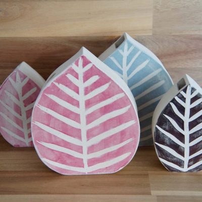 Nina Newman Ceramics_Stoneware_Leaf group