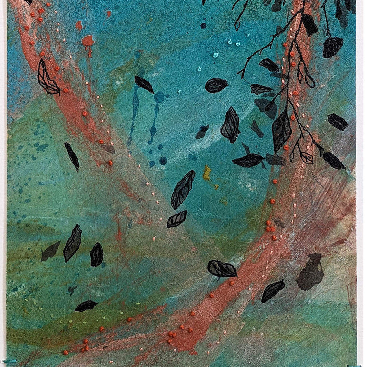 Beneath The Autumn Canopy - Ellie Hipkin Art - close up 2