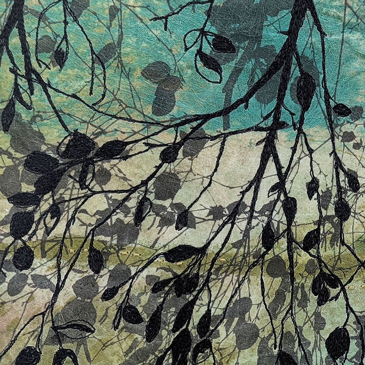 Flecks Light in Autumn - Ellie Hipkin Art - close up 2