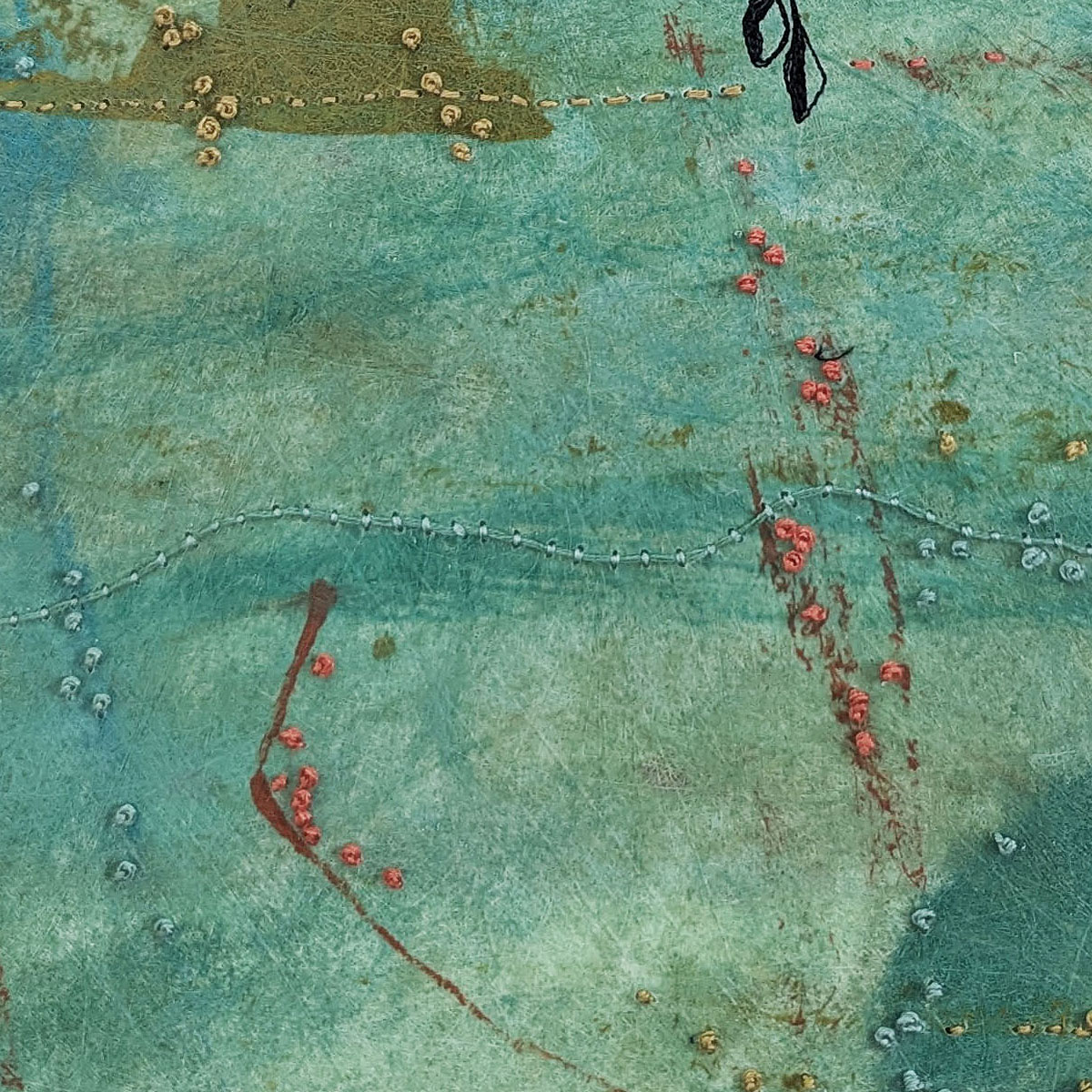 Flecks Light in Autumn - Ellie Hipkin Art - close up