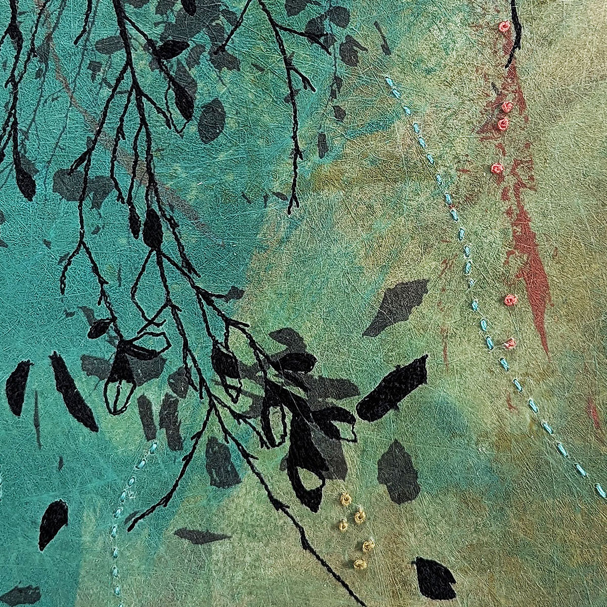 falling Light - Ellie Hipkin Art-close up 2