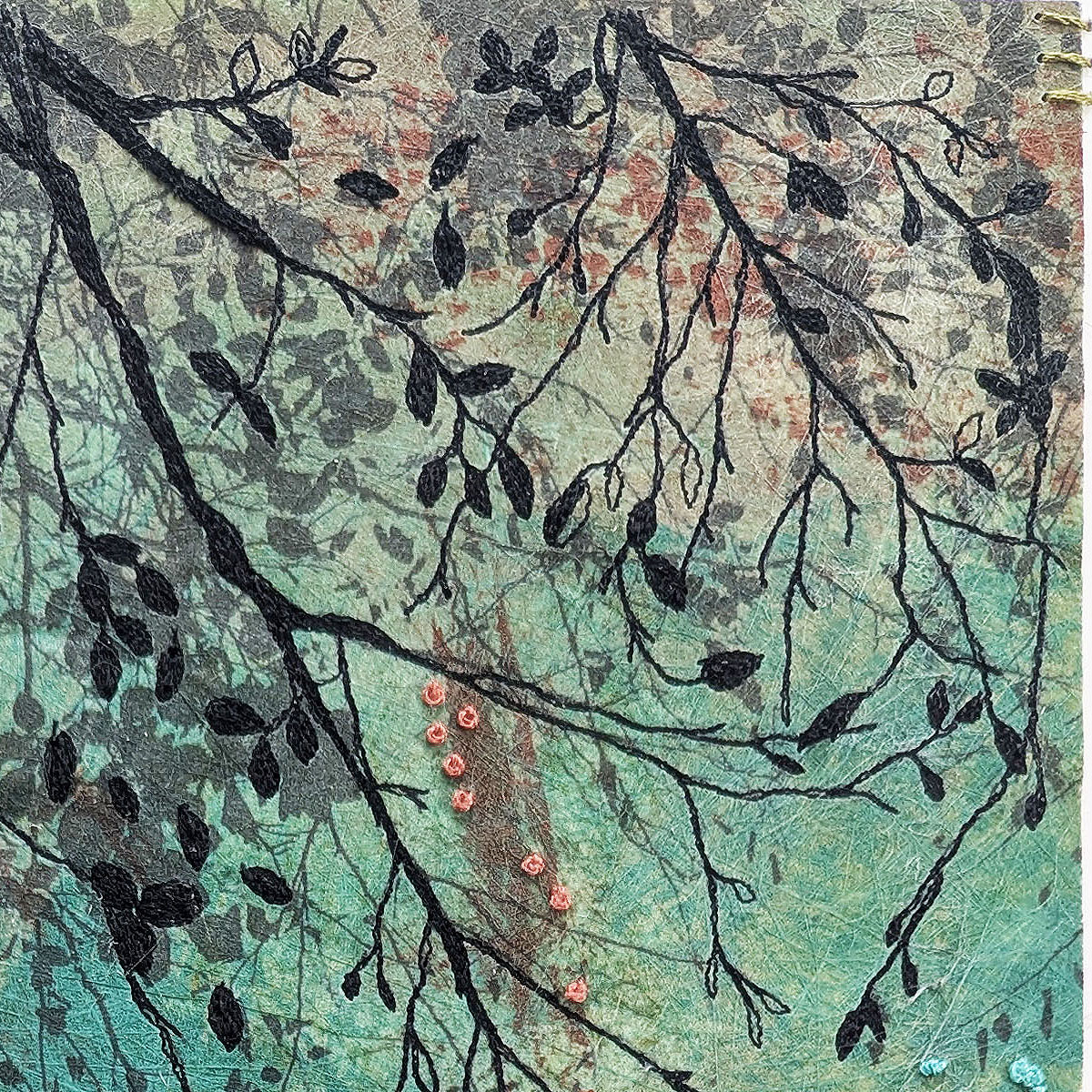 falling Light - Ellie Hipkin Art-close up