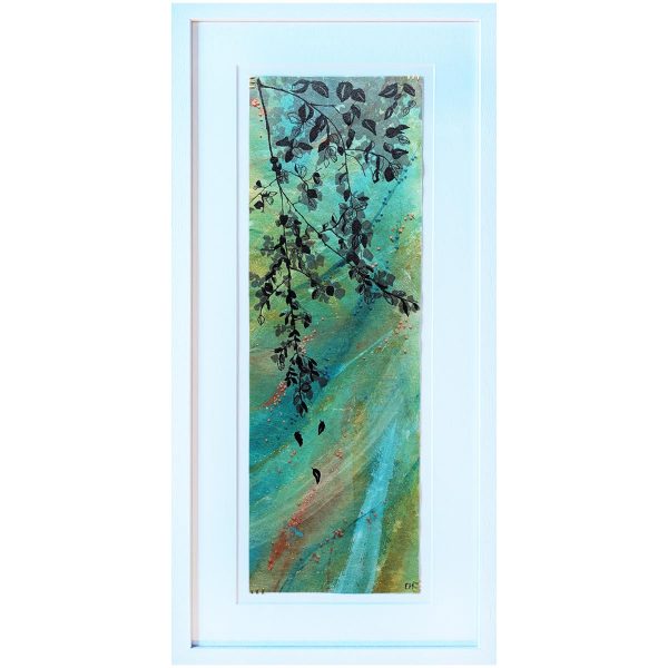 'A Stillness in Leaves’ - Original Artwork - 70cm x 33cm Framed - 'When We Look Up' Collection