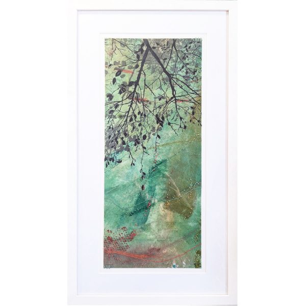 'Whispering Branches’ - Original Artwork - 64cm x 35cm Framed - 'When We Look Up' Collection