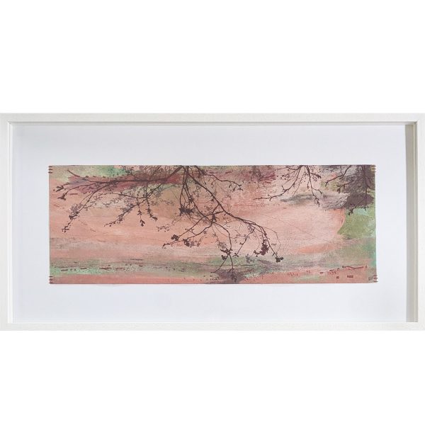 'Blush Canopy IV’ - Original Artwork - 73cm x 36cm Framed - 'Soft Renewal' Collection