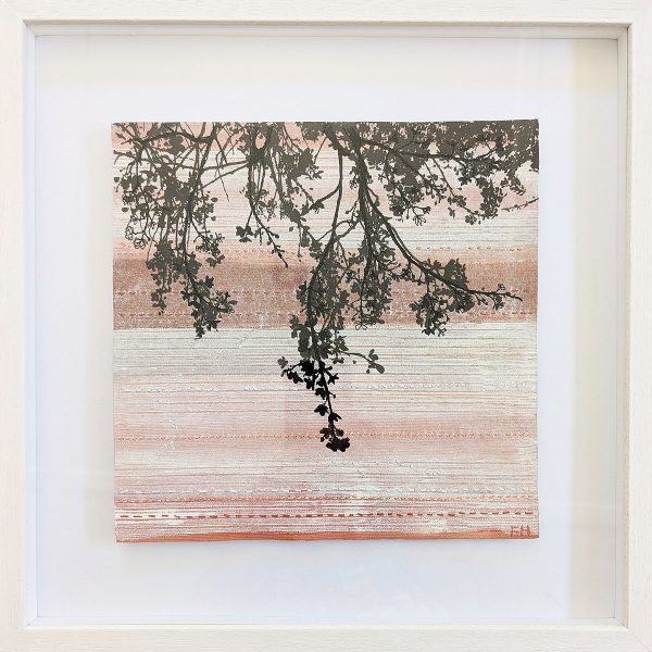 'Field Study in Stripe Canopy II’ - 36cm x 36cm framed - 'Landscape Fragments' Collection