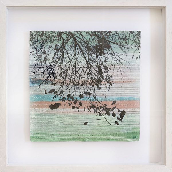 'Field Study in Stripe Canopy III’ - 36cm x 36cm framed - 'Landscape Fragments' Collection